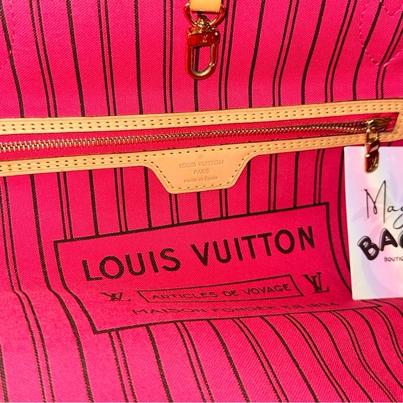 Louis Vuitton: Neverfull MM Monogram Chains Nautical Bay Cruise Yacht Tote - Picture 9 of 11